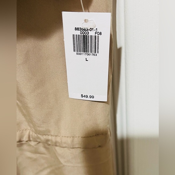 Old Navy Tan Midi Shirt Dress - Picture 5 of 5